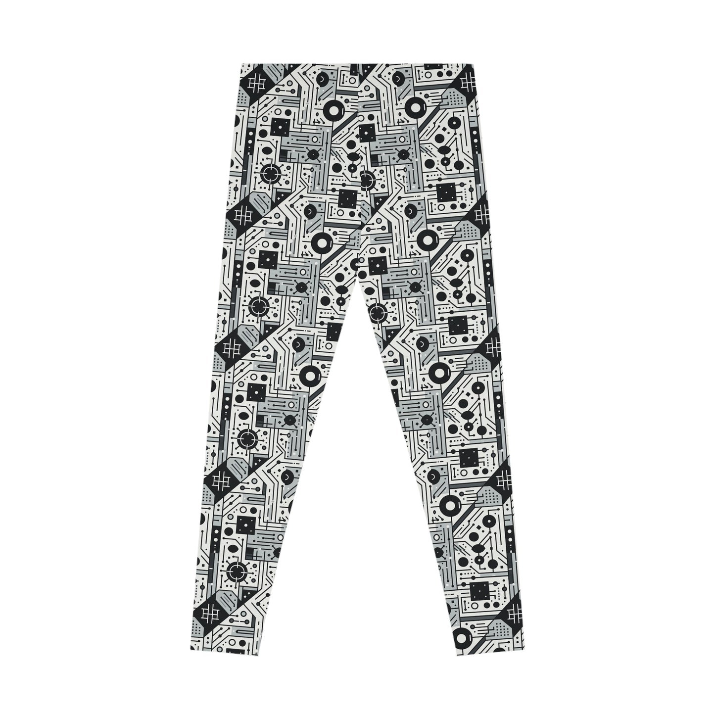 Digital Minimalism Minimalist Tech Stretch Leggings - 8404 Design-48