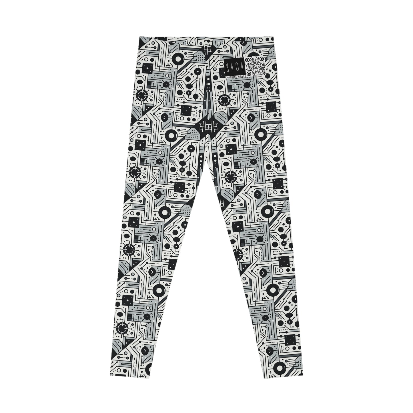 Digital Minimalism Minimalist Tech Stretch Leggings - 8404 Design-48