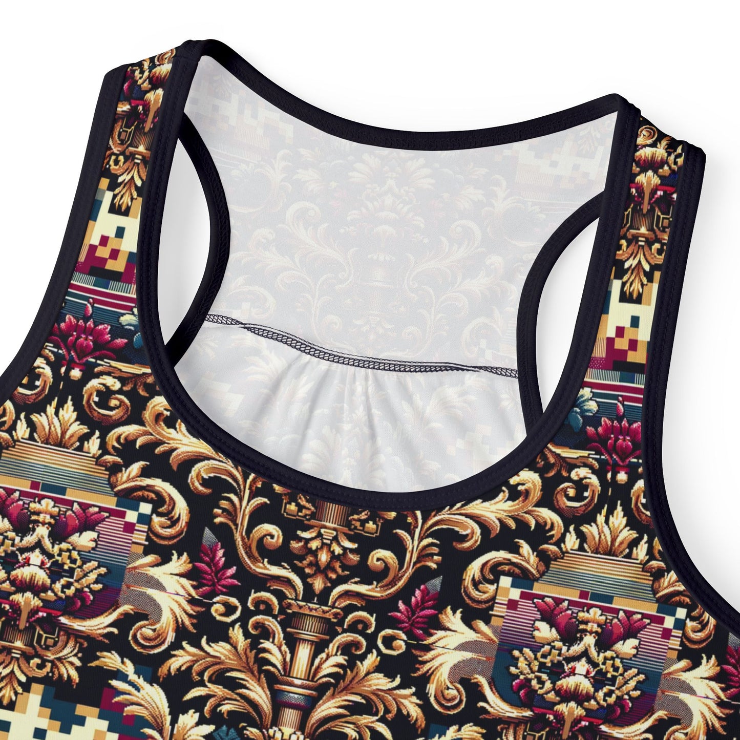 Digital Renaissance Modern Baroque Fusion Women's Tank Top - 8404 Design-53