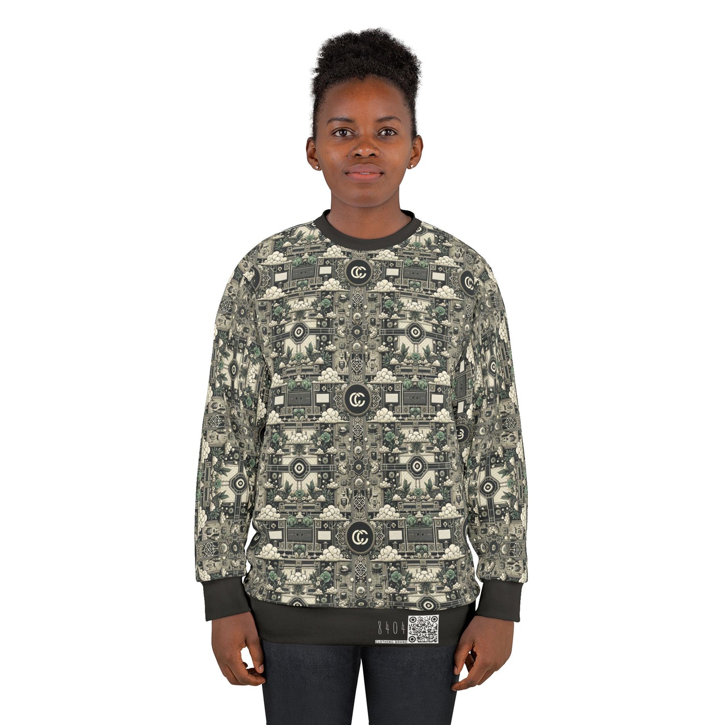 Cyber Garden Party Tech Garden Extravaganza Sweatshirt - 8404 Design-54