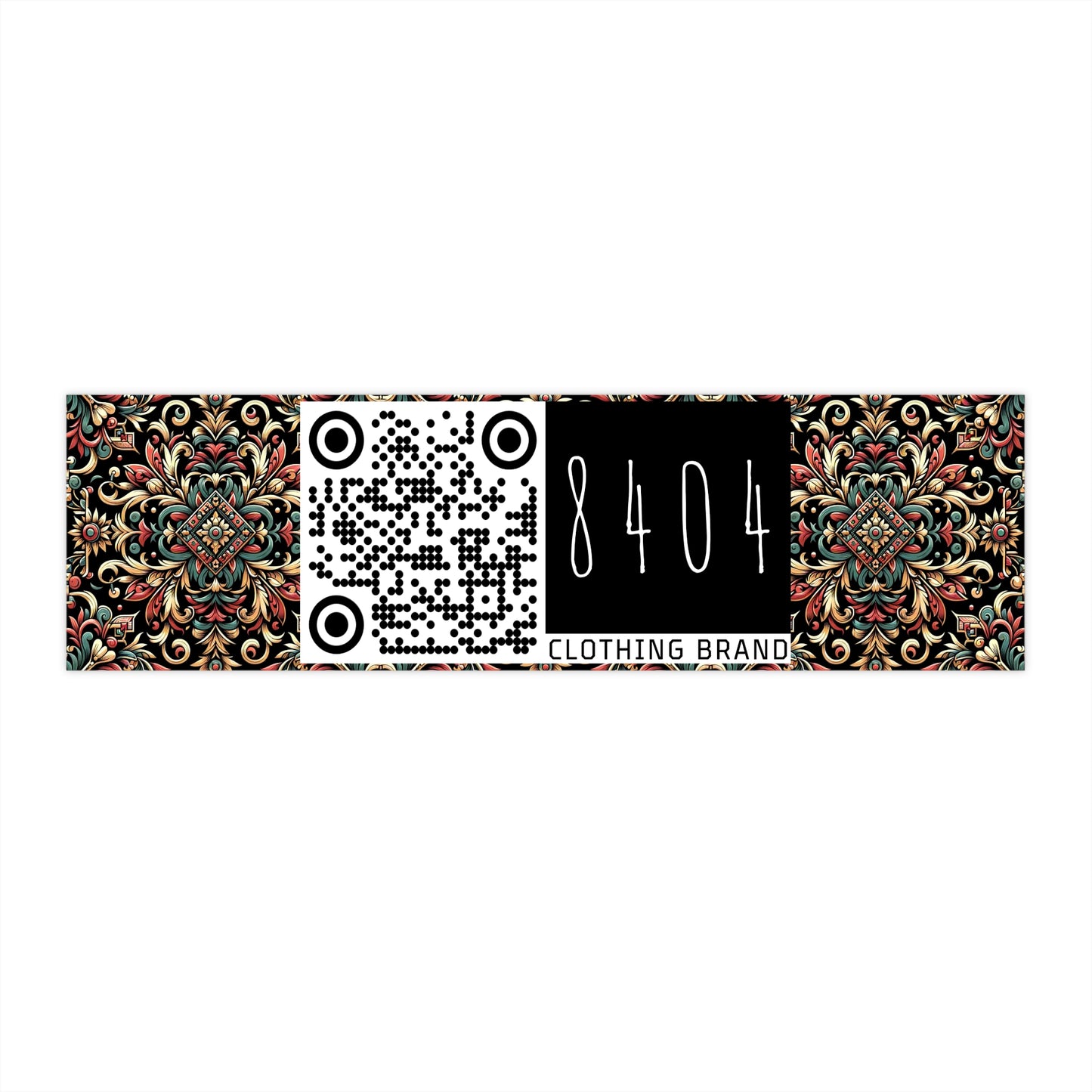 Streetwear Renaissance Artistic Clash of Old and New Bumper Sticker - 8404 Design-46