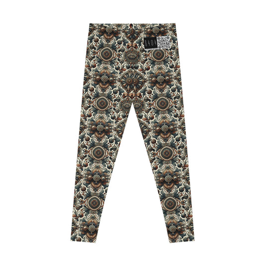 Neo-Dandyism Modern Dandy Streetwear Stretch Leggings - 8404 Design-51