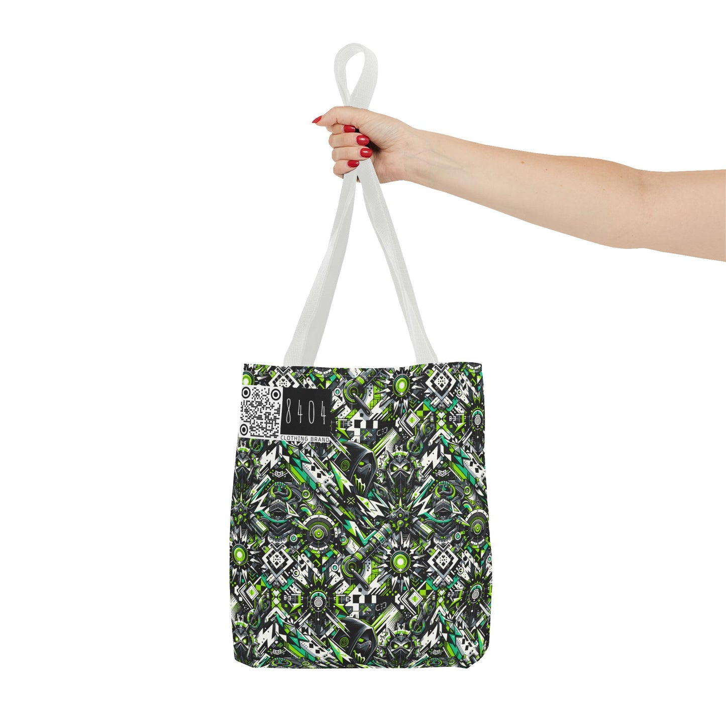 Graffiti Tech Fusion Bold Streetwear Fusion Tote Bag - 8404 Design-50