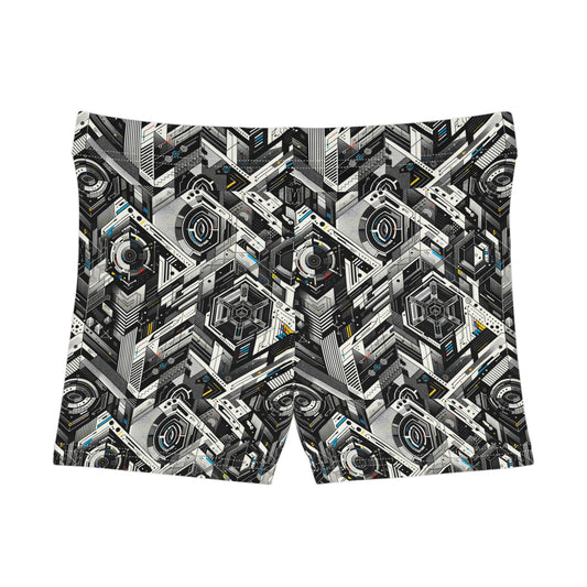 Tech Athletic Fusion Tech-Forward Athletic Women's Shorts - 8404 Design-63