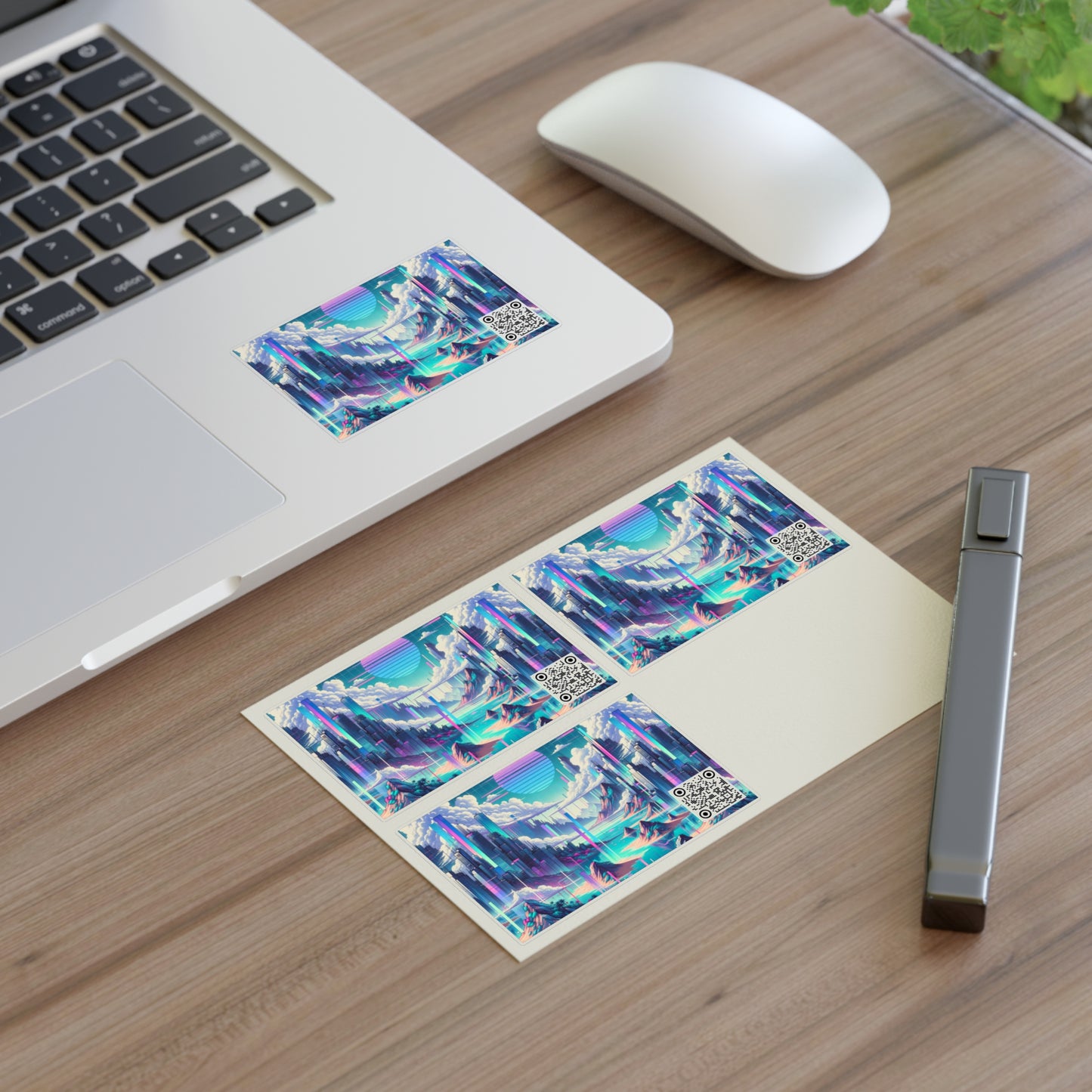 Digital Dreamscapes Digitally-Inspired Streetwear With a Dreamy, Surreal Twist Sticker Sheets - 8404 Design-53