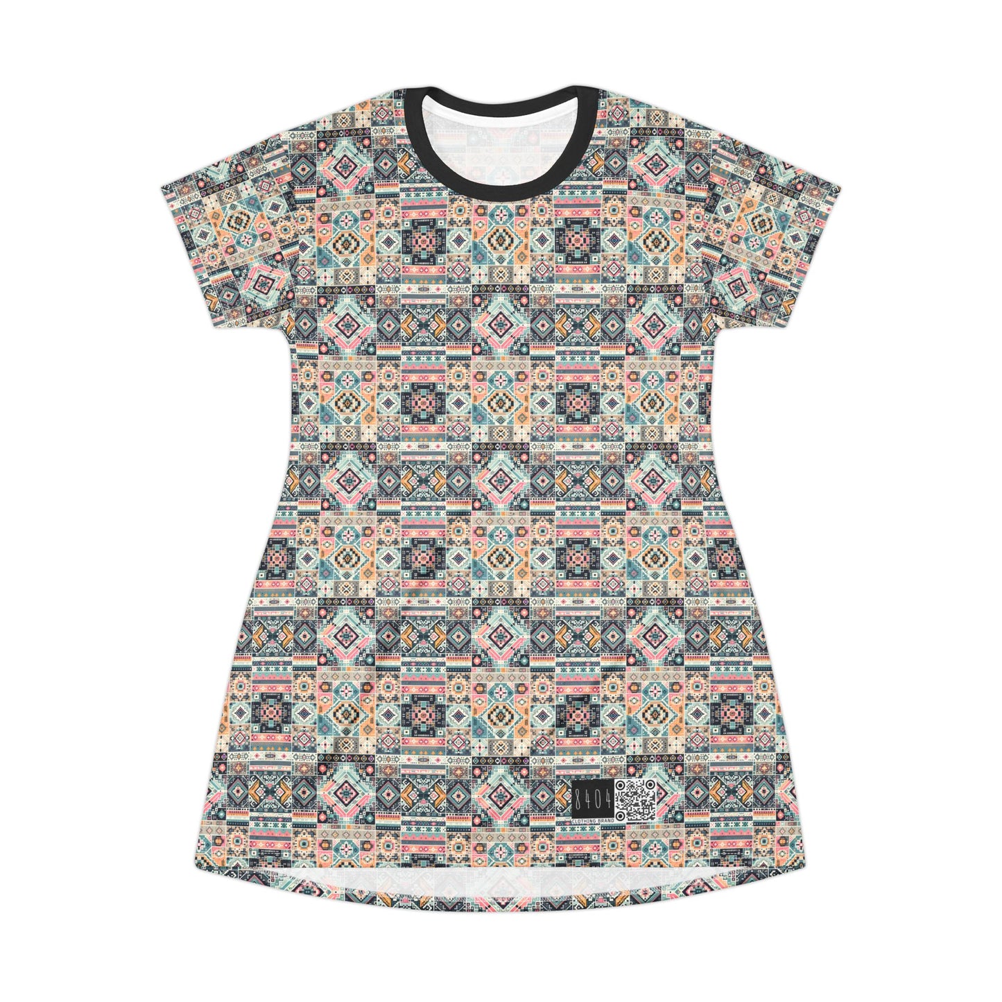 Digital Artisanal Fusion Digital Artisanal T-Shirt Dress - 8404 Design-55