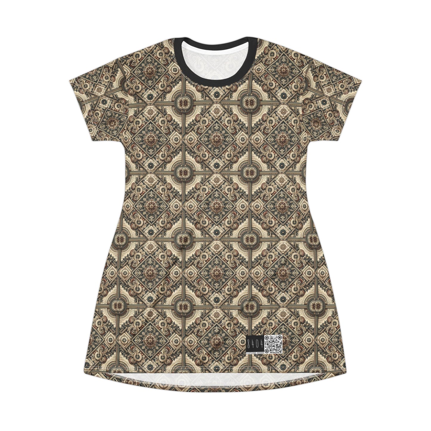 Graphic Workwear Capsule Artisanal Workwear Fusion T-Shirt Dress - 8404 Design-61