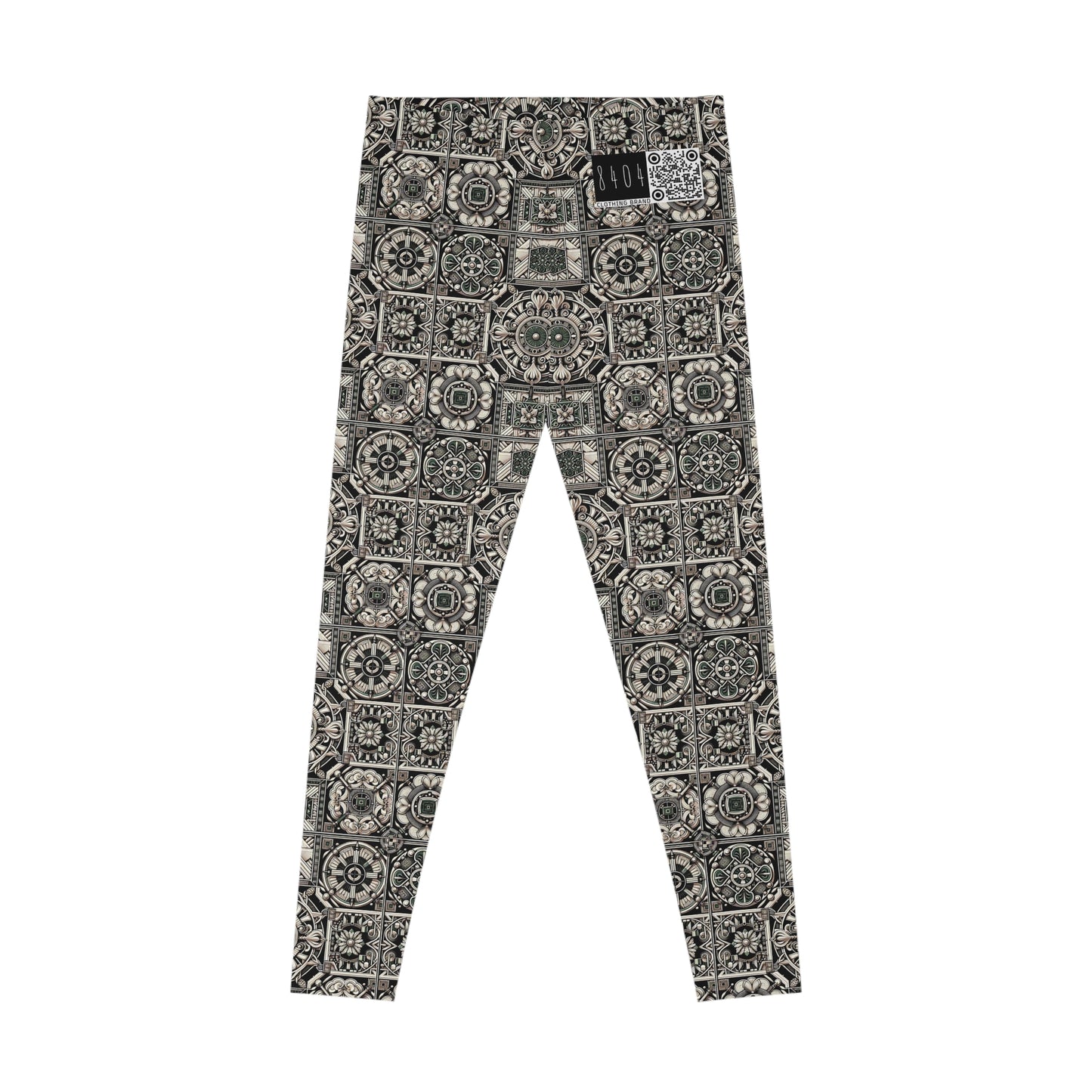 Cyber Garden Party Tech Garden Extravaganza Stretch Leggings - 8404 Design-45