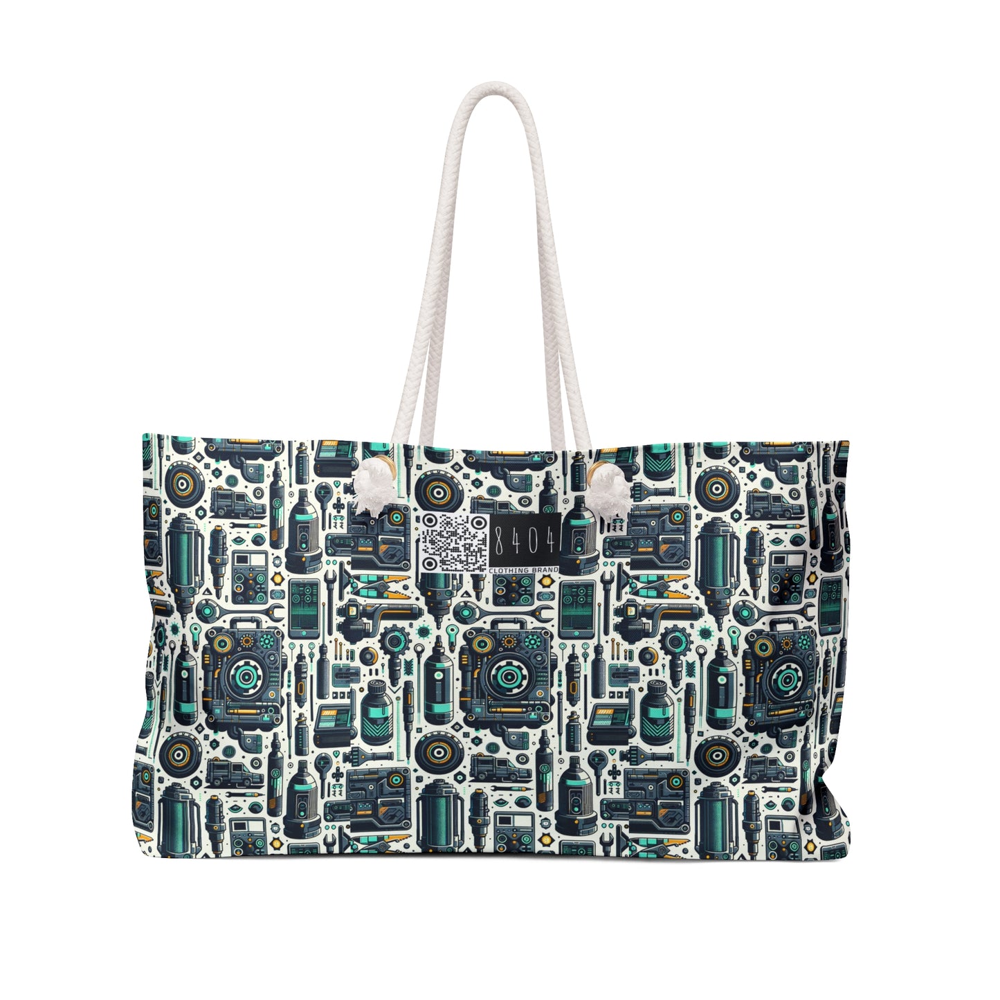 Tech Utility Fusion Modern Tech Streetwear Weekender Bag - 8404 Design-53