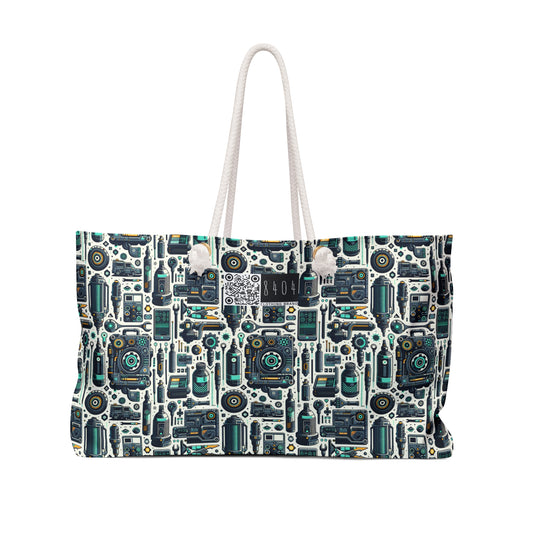 Tech Utility Fusion Modern Tech Streetwear Weekender Bag - 8404 Design-53