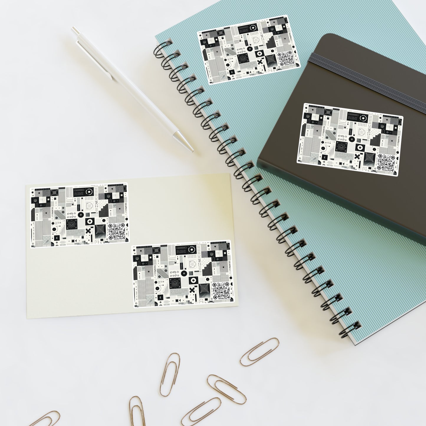 Digital Minimalism Minimalist Tech Sticker Sheets - 8404 Design-50