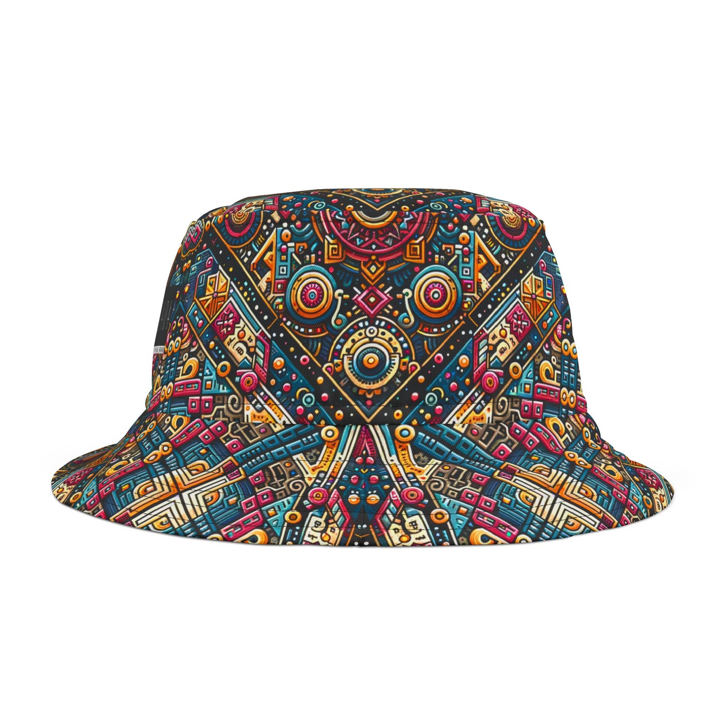 Cultural Fusion Tech Blend of Cultural Heritage With Tech-Inspired Elements Bucket Hat - 8404 Design-58