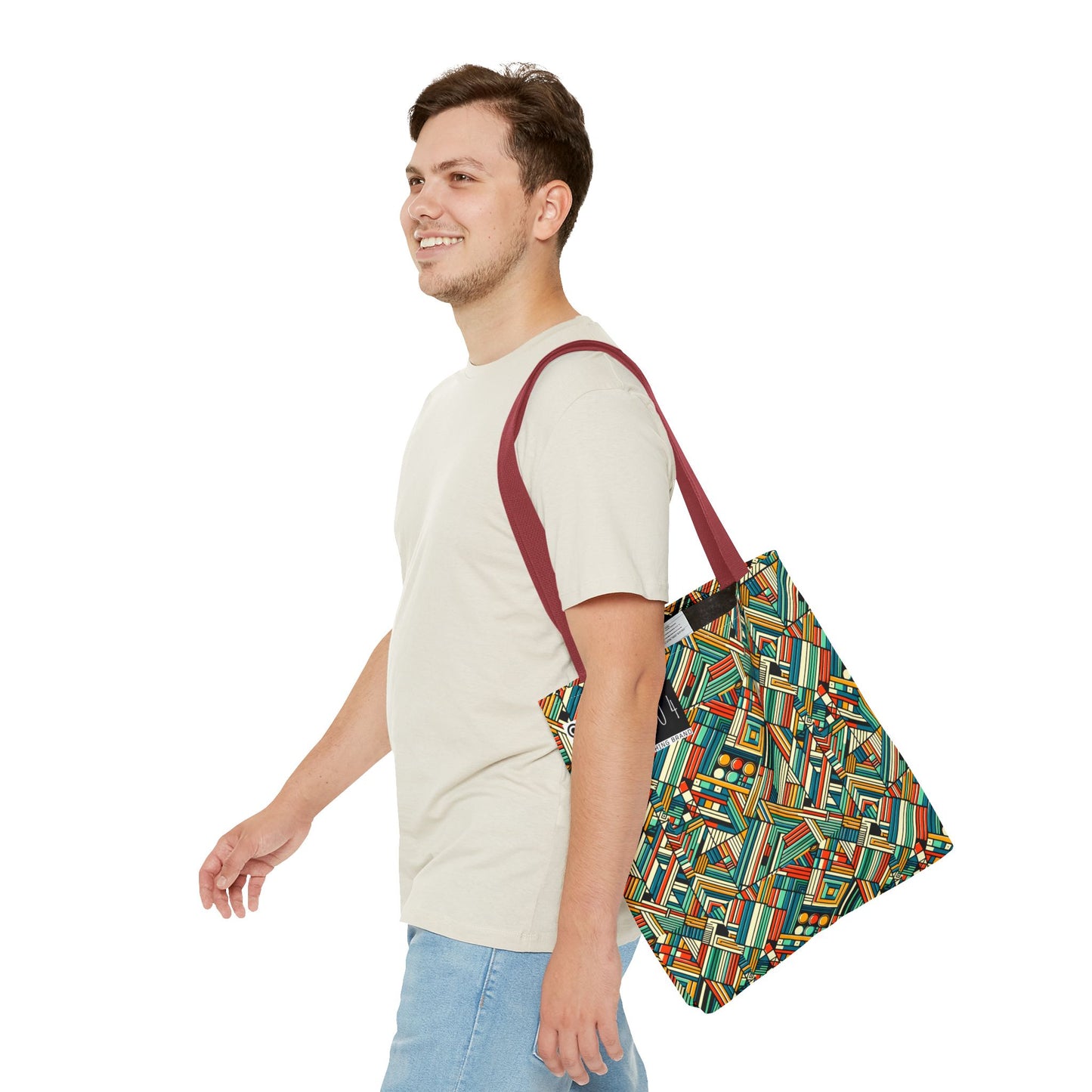 Abstract Graphic Art Modern Artistic Expression Tote Bag - 8404 Design-67