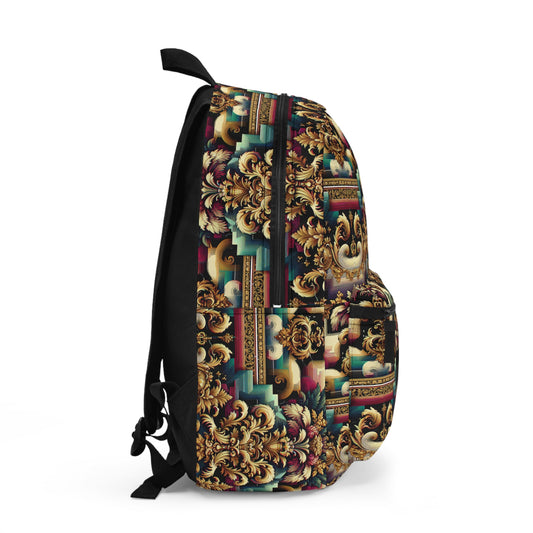 Digital Renaissance Modern Baroque Fusion Backpack - 8404 Design-60