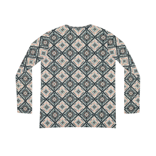 Tech Minimalism Minimalist Tech Women's Long Sleeve V-Neck Shirt - 8404 Design-60