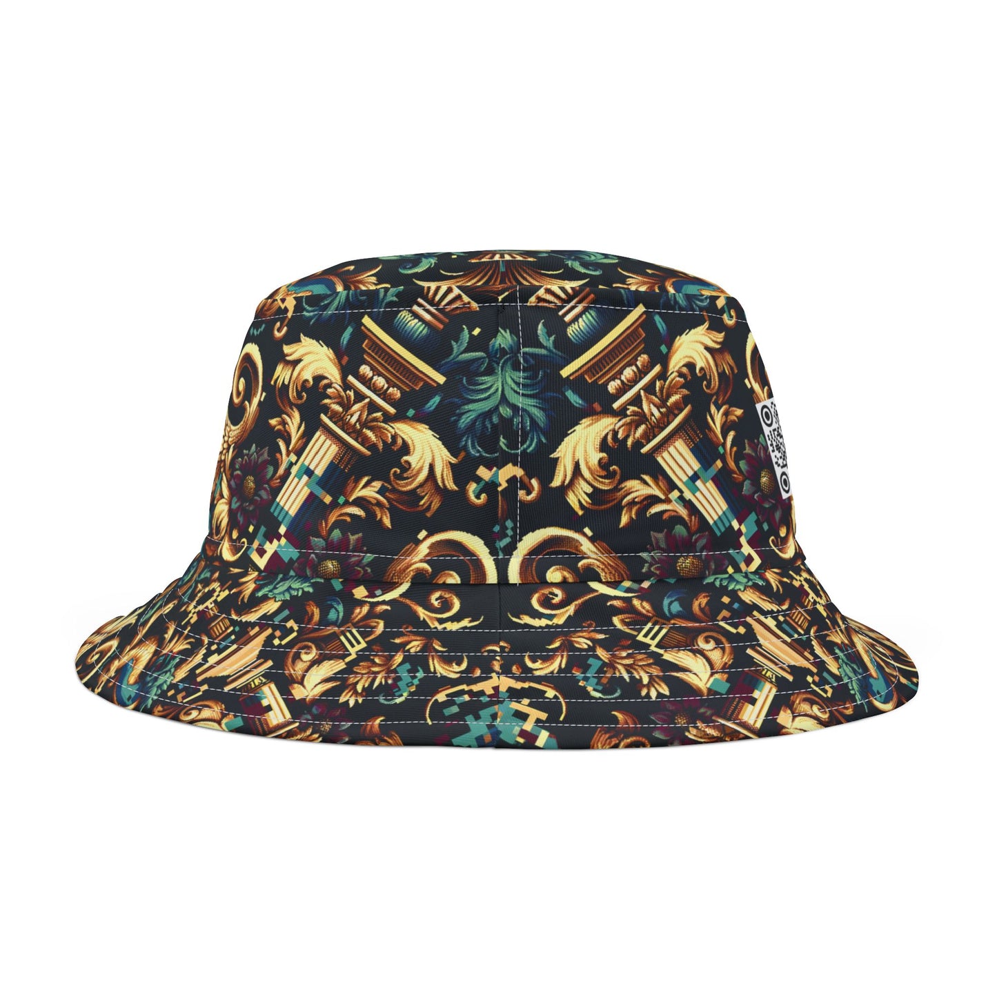 Digital Renaissance Modern Baroque Fusion Bucket Hat - 8404 Design-57