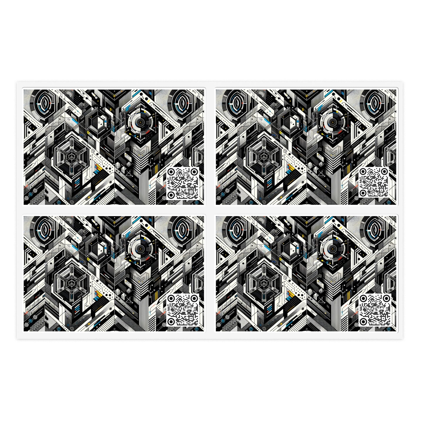 Tech Athletic Fusion Tech-Forward Athletic Sticker Sheets - 8404 Design-63