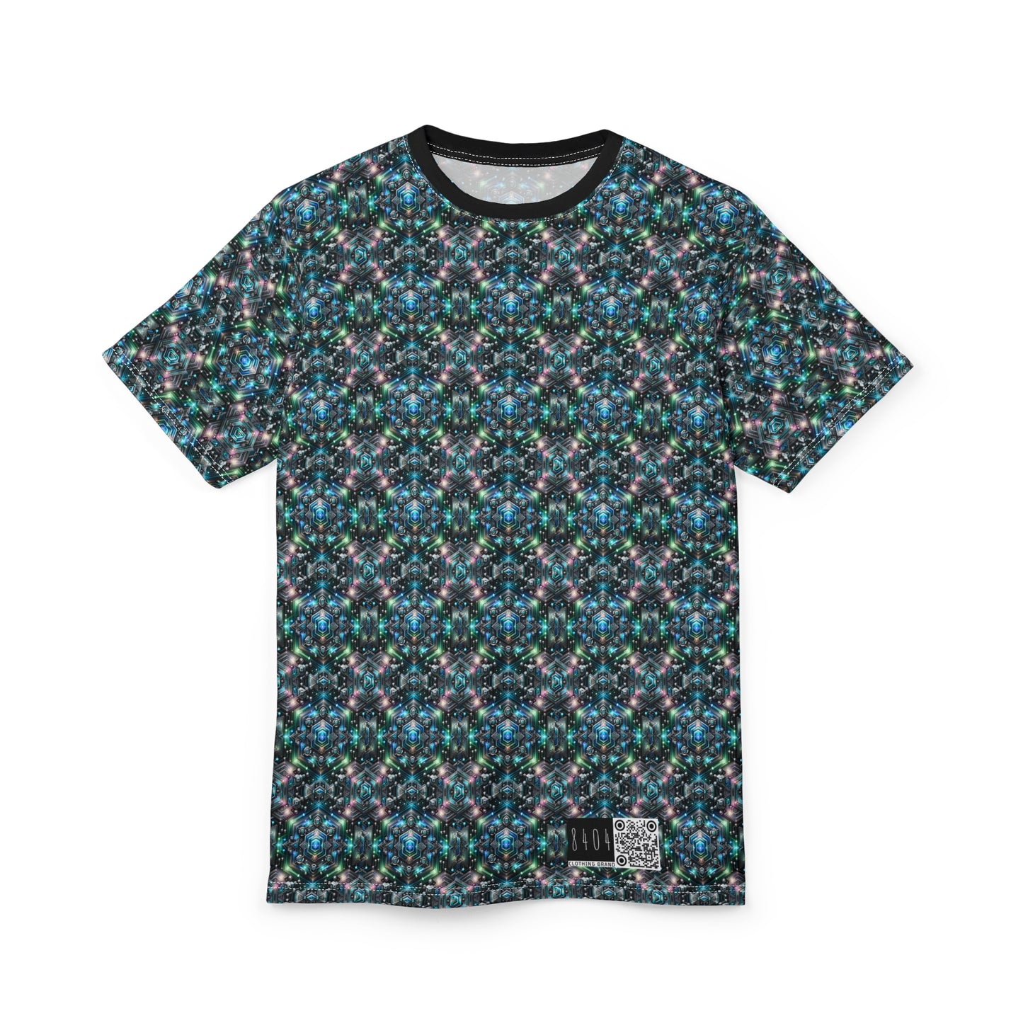 Tech-Infused Futurism Futuristic Tech Unisex Cut & Sew Tee - 8404 Design-63
