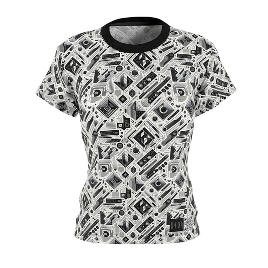 Tech Minimalism Minimalist Tech Women's Cut & Sew Tee - 8404 Design-72