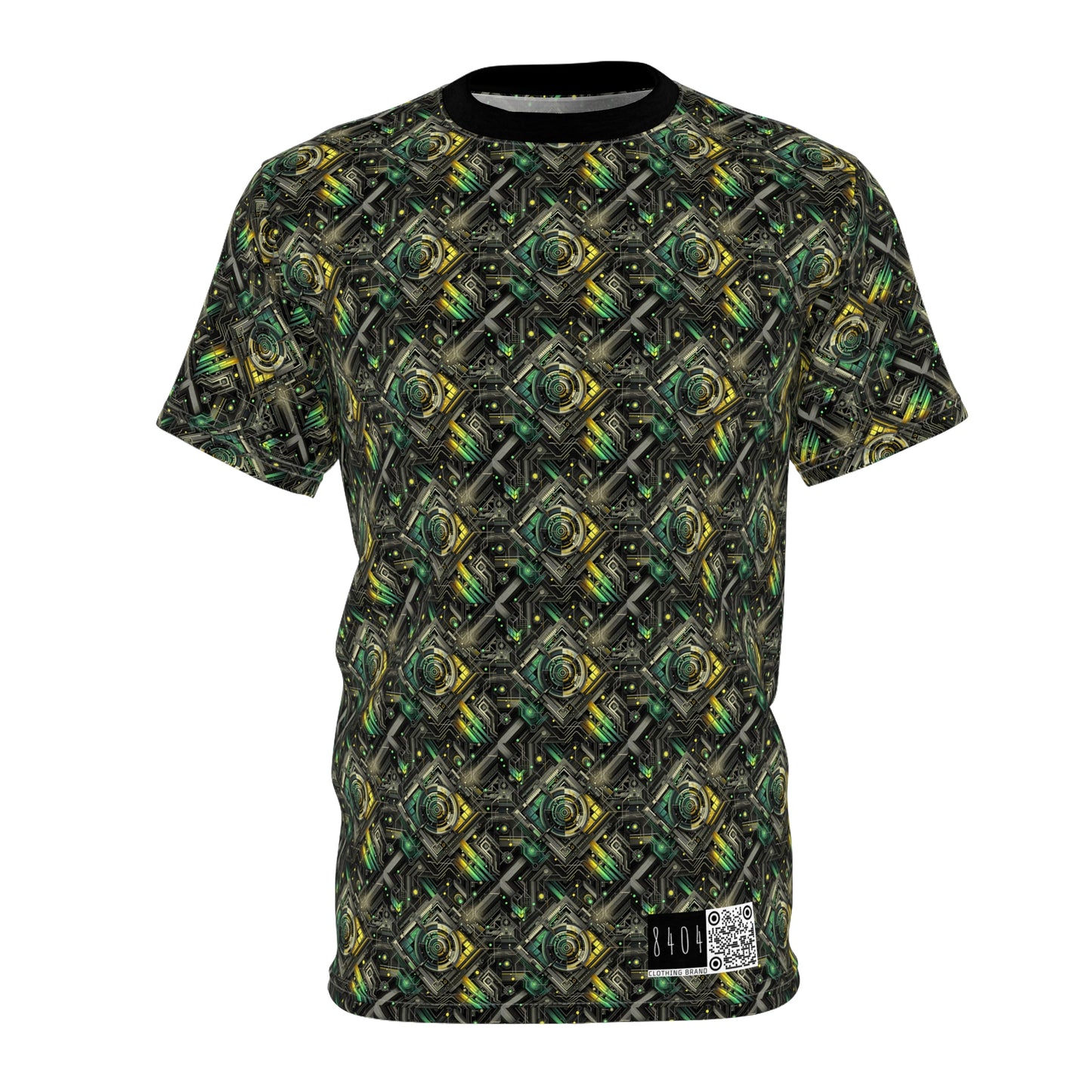 Tech Noir Graphics Tech-Inspired Streetwear Unisex Cut & Sew Tee - 8404 Design-57