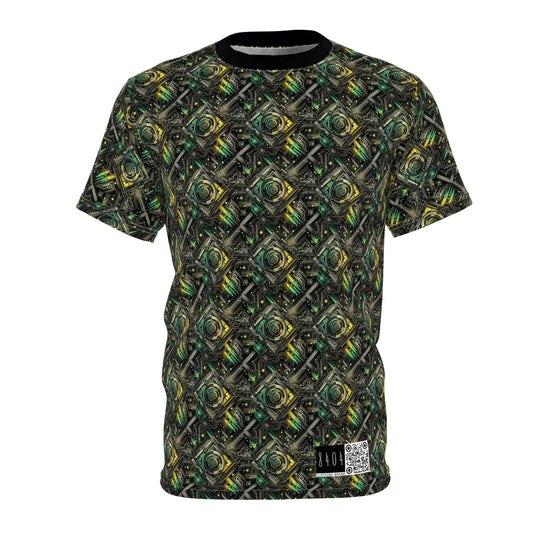 Tech Noir Graphics Tech-Inspired Streetwear Unisex Cut & Sew Tee - 8404 Design-57
