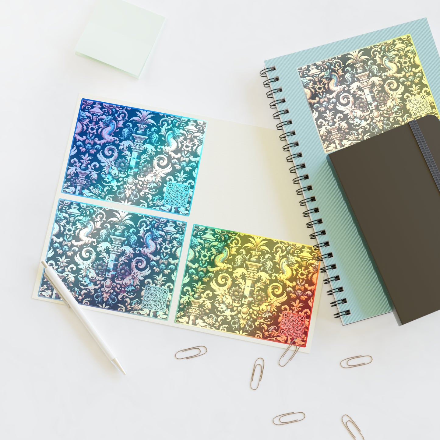 Digital Renaissance Modern Baroque Fusion Sticker Sheets - 8404 Design-57
