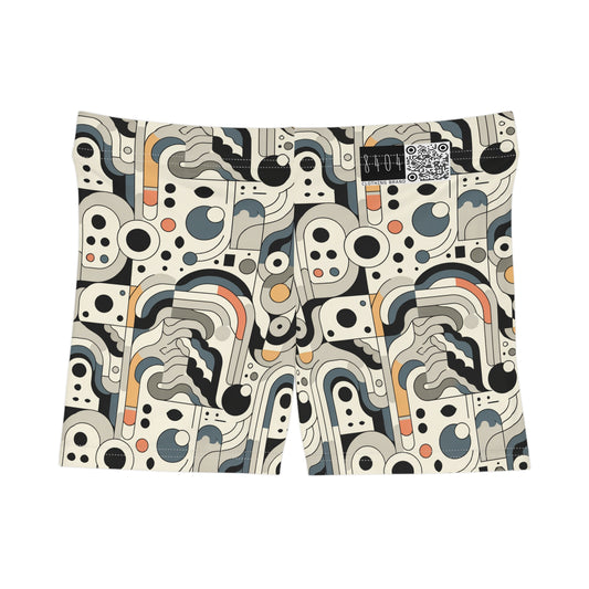 Modern Minimalism Minimalist Tech Women's Shorts - 8404 Design-60