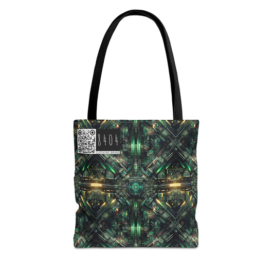 Tech Noir Graphics Tech-Inspired Streetwear Tote Bag - 8404 Design-56