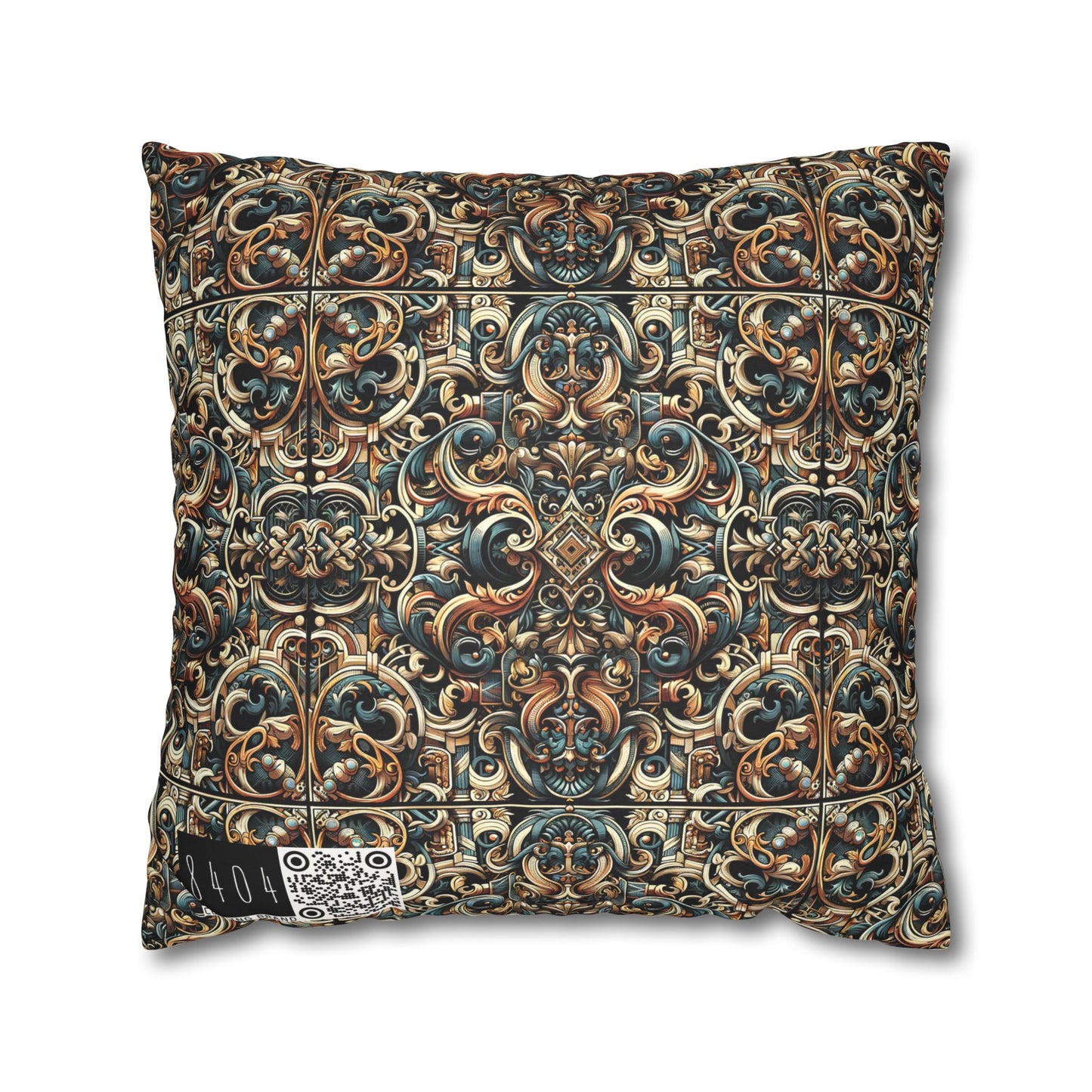 Urban Renaissance Historical Fusion With Street Edge Faux Suede Square Pillowcase - 8404 Design-59