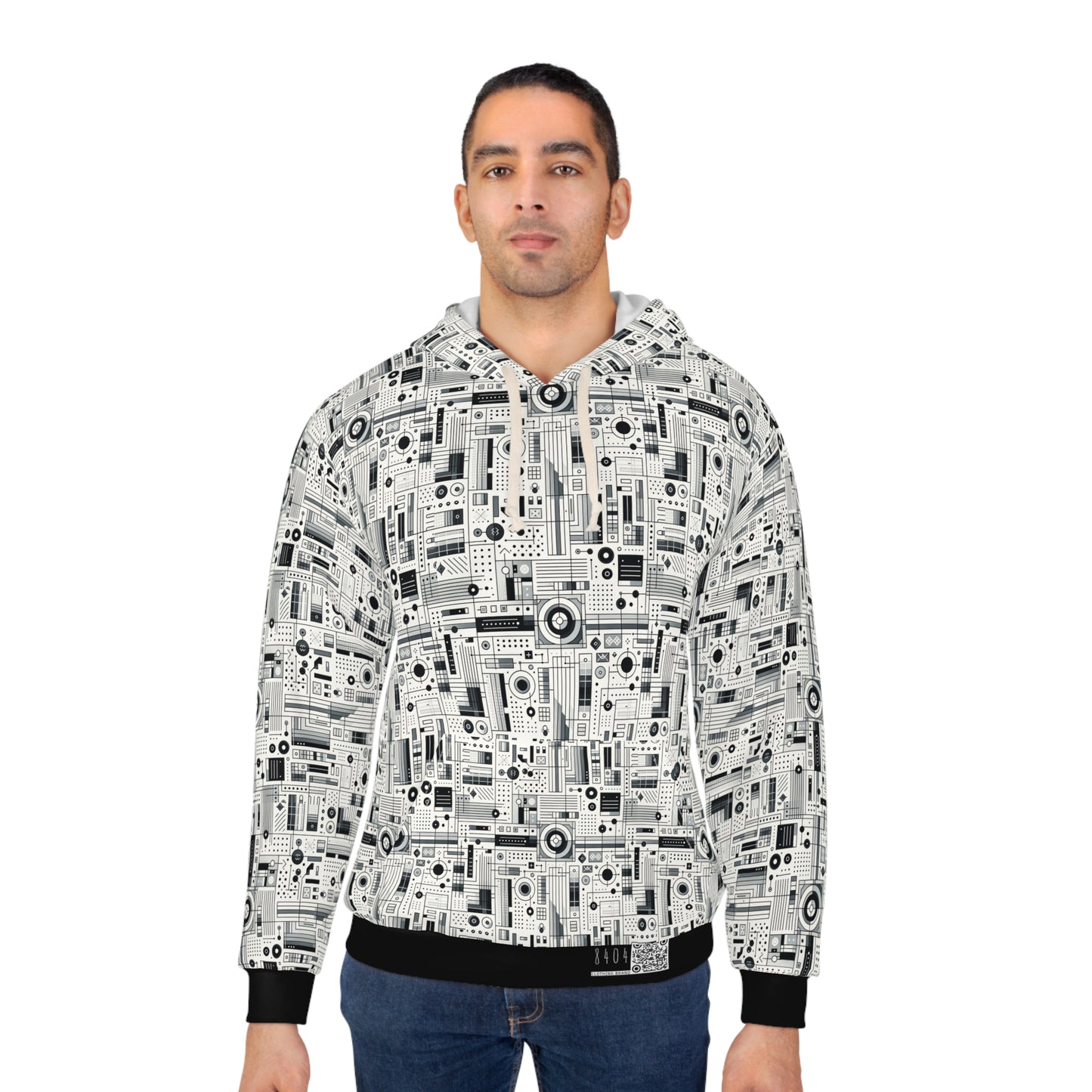 Digital Minimalism Minimalist Tech Pullover Hoodie - 8404 Design-53