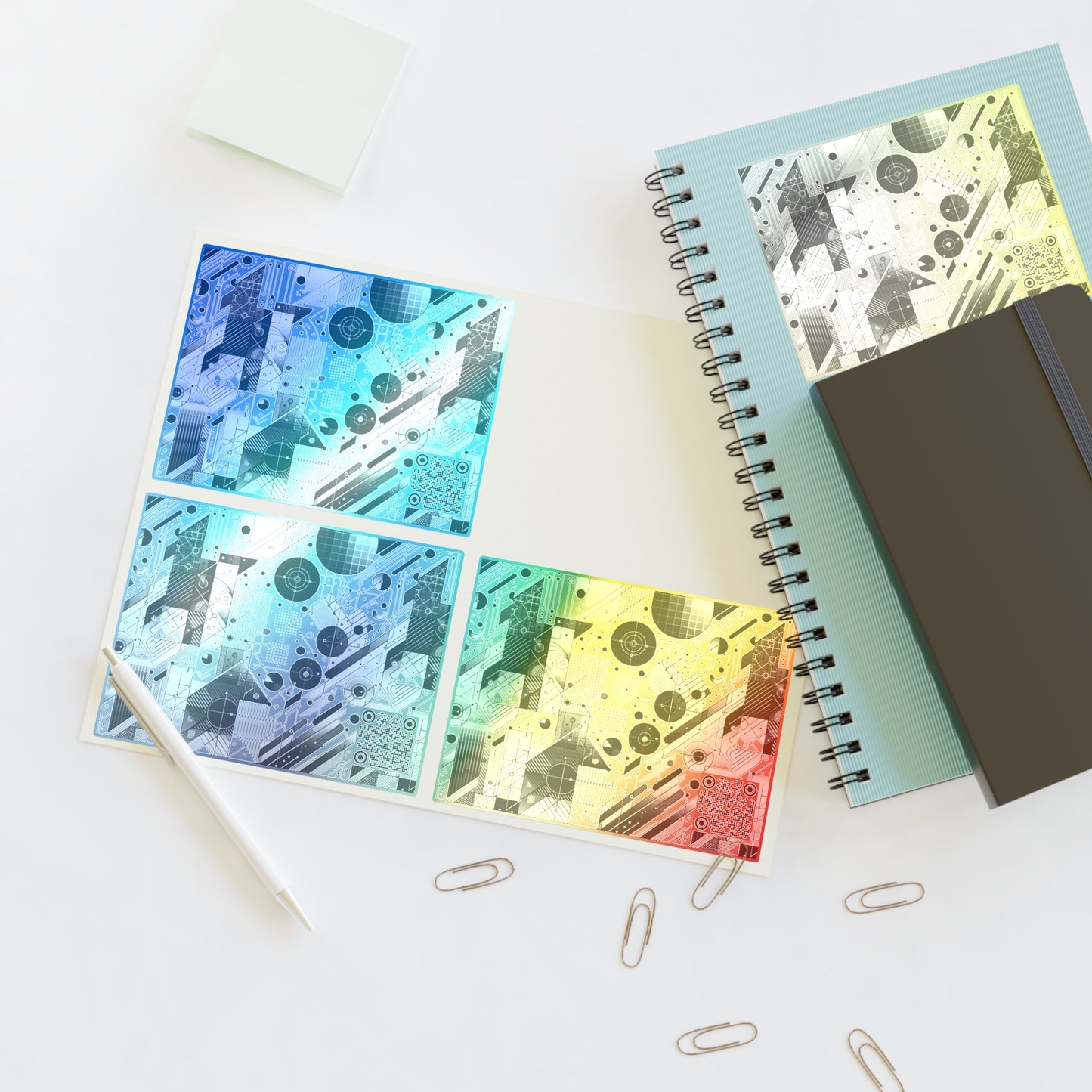 Digital Minimalism Minimalist Tech Sticker Sheets - 8404 Design-55