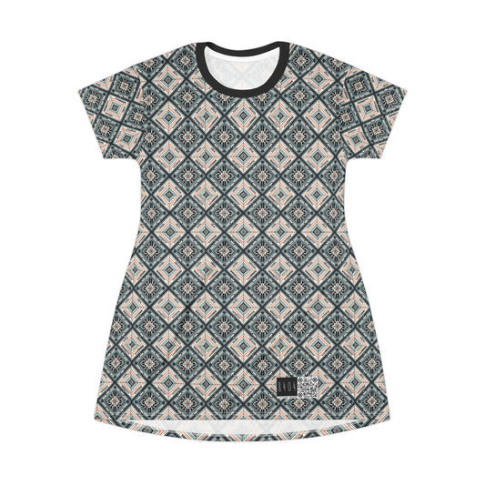 Tech Minimalism Minimalist Tech T-Shirt Dress - 8404 Design-60