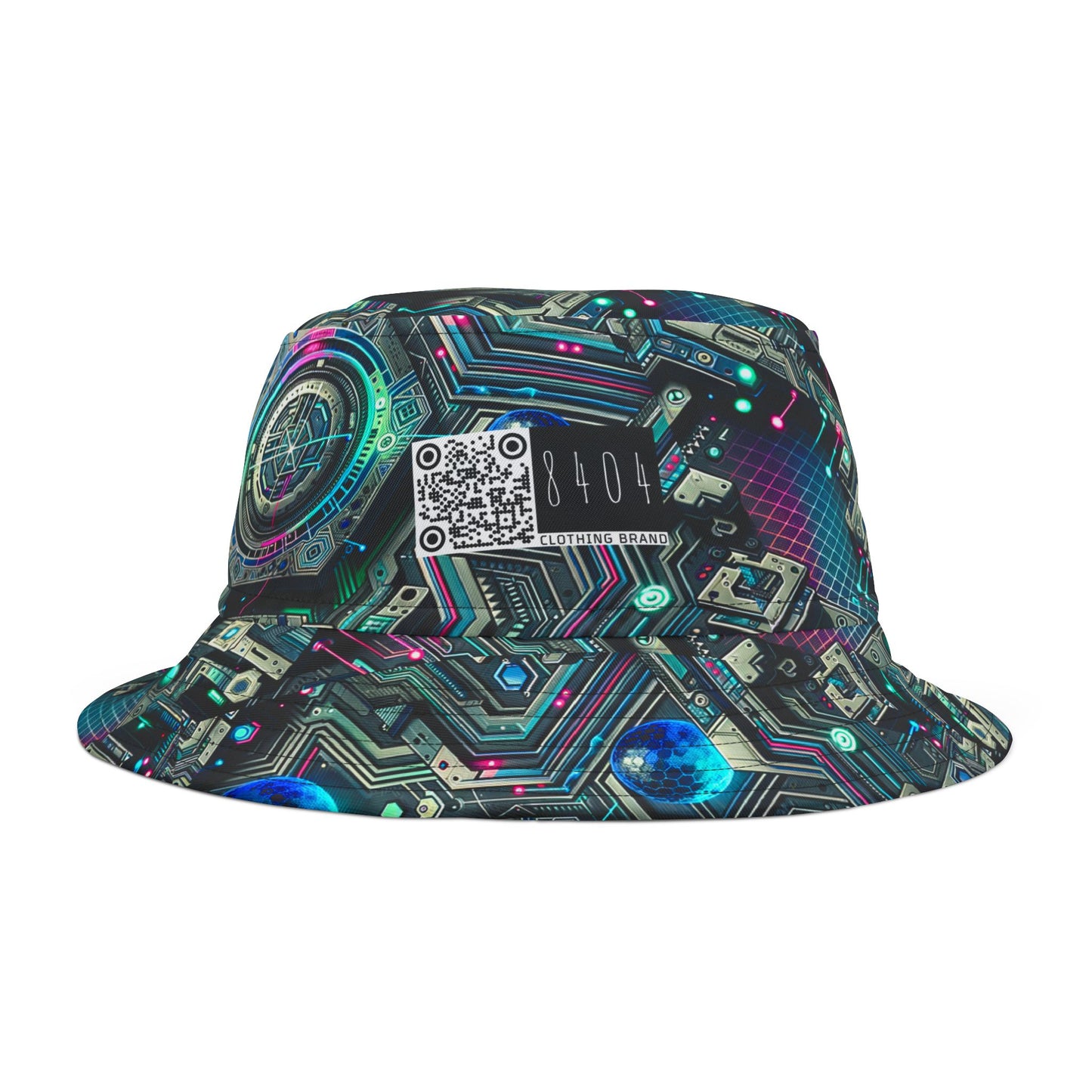Tech-Infused Futurism Sleek Tech Edge Bucket Hat - 8404 Design-46