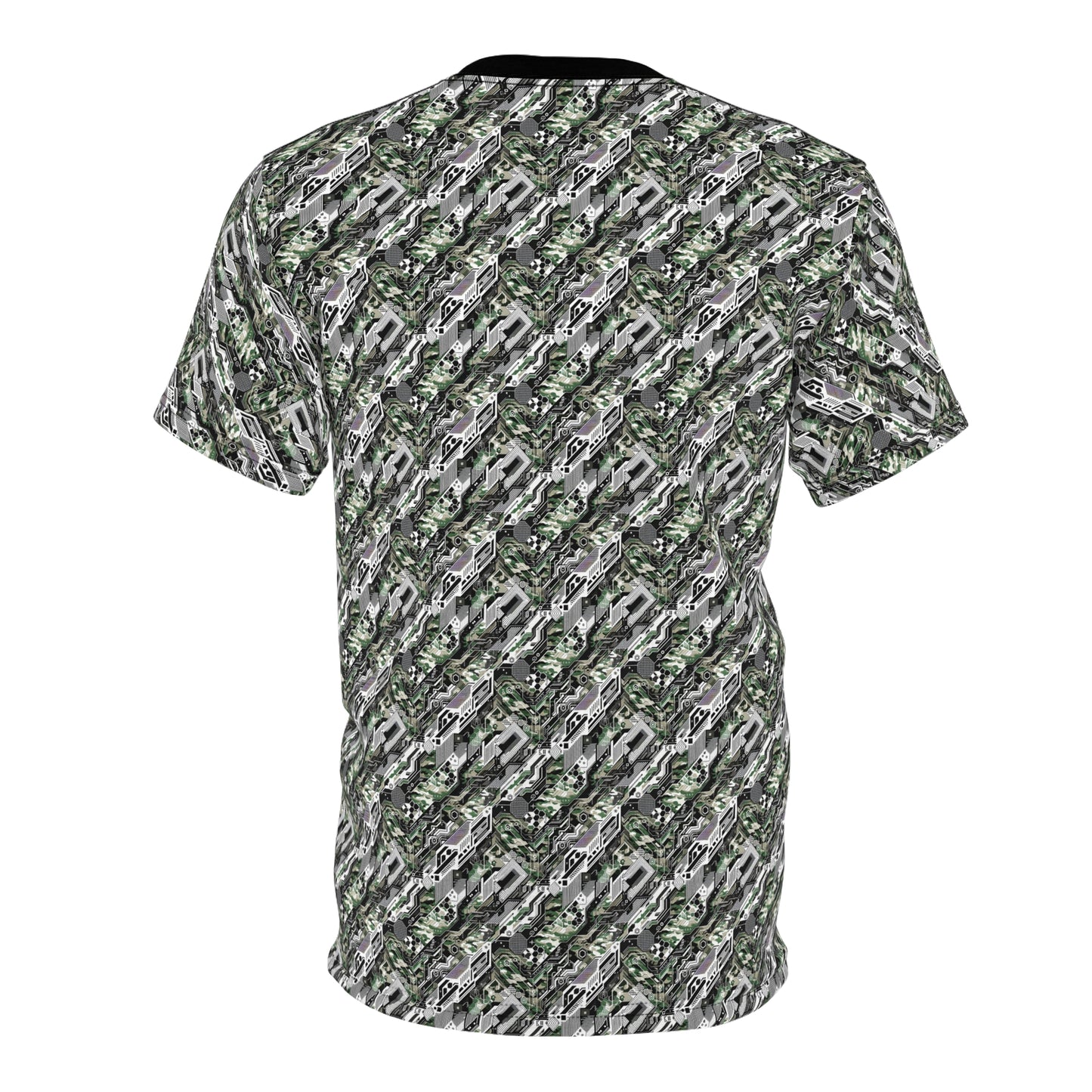 Tech Camo Fusion Tech-Forward Streetwear With a Futuristic Edge Unisex Cut & Sew Tee - 8404 Design-46