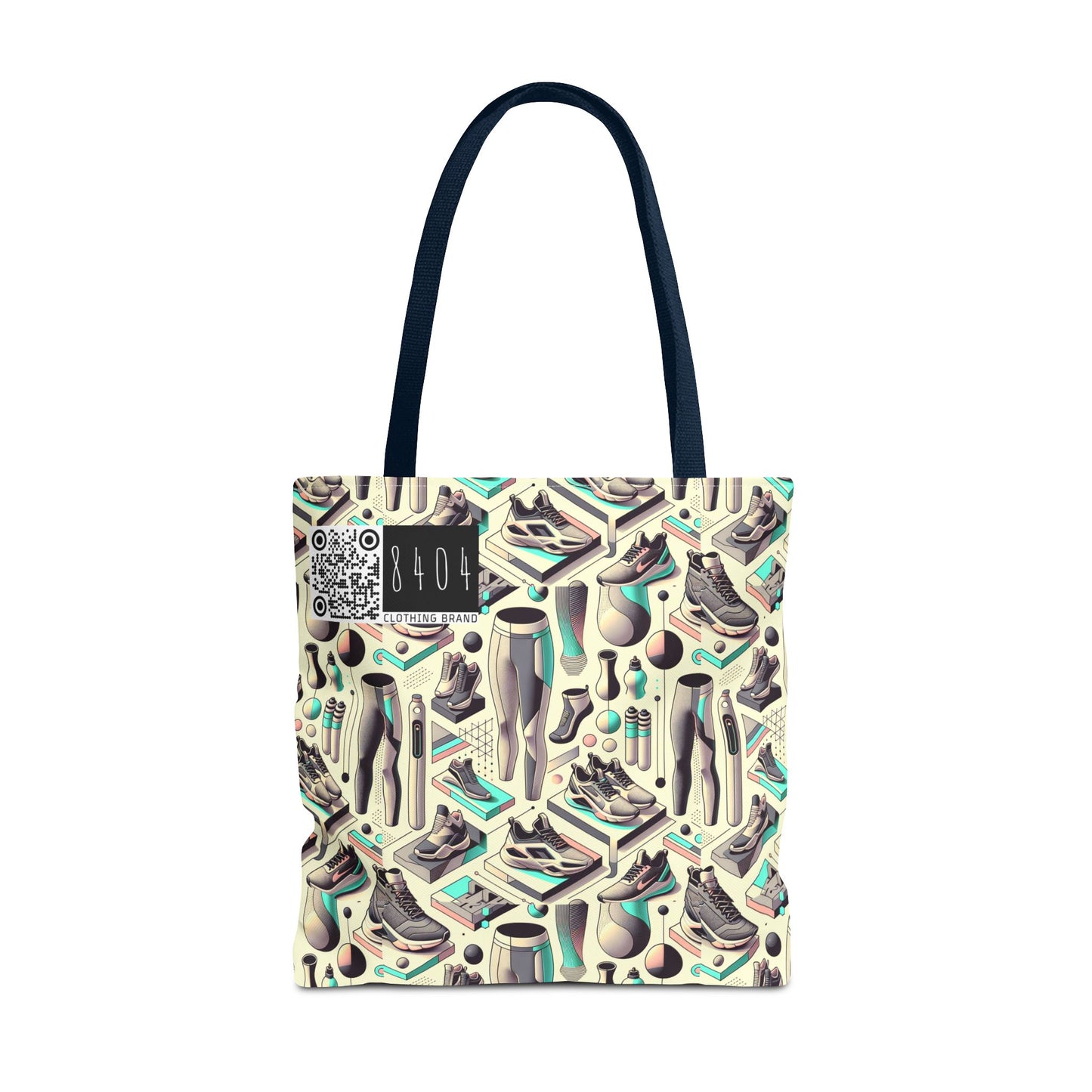 Tech-Infused Athleisure Futuristic Athletic Tech Tote Bag - 8404 Design-44