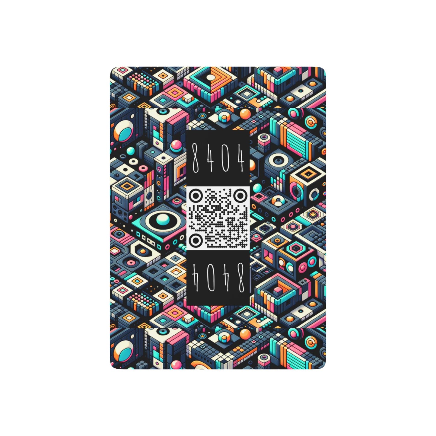 Digital Art Movement Contemporary Digital Poker Playing Cards - 8404 Design-56 B