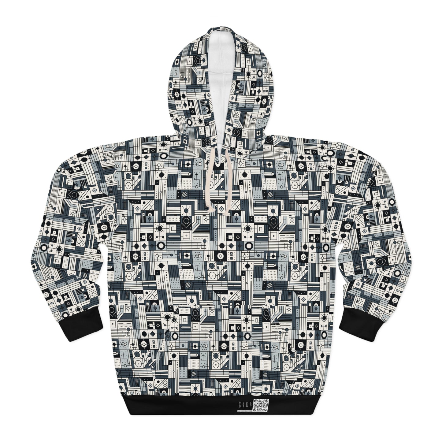 Digital Minimalism Minimalist Tech Pullover Hoodie - 8404 Design-49
