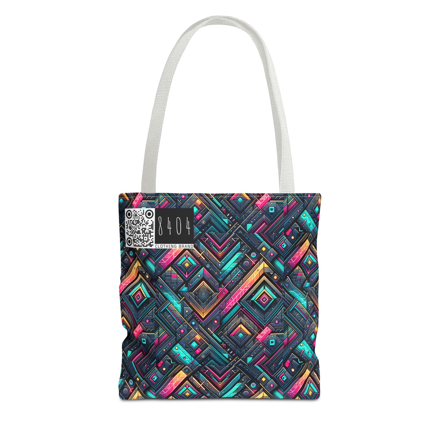 Tech-Inspired Graphics Cyberpunk Cool Tote Bag - 8404 Design-67