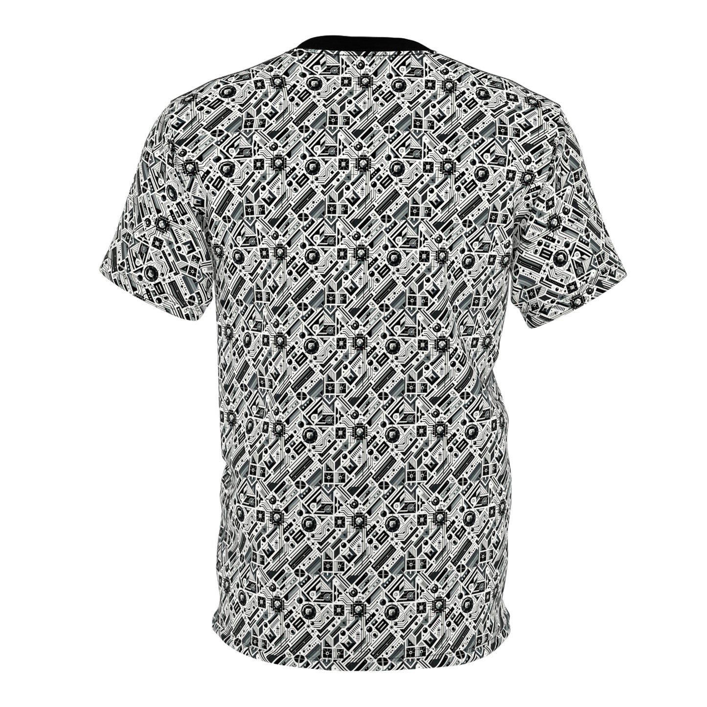 Digital Minimalism Minimalist Tech Unisex Cut & Sew Tee - 8404 Design-62