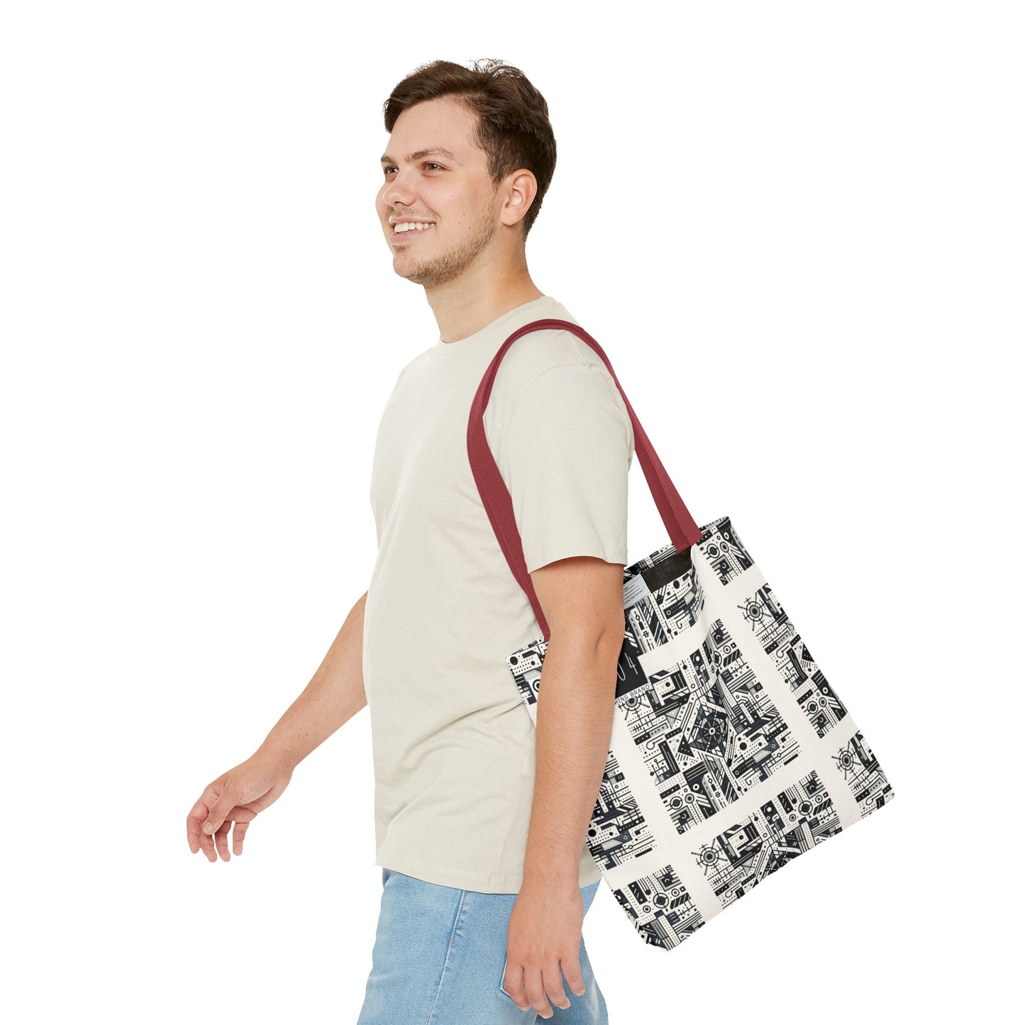 Digital Minimalism Minimalist Tech Tote Bag - 8404 Design-47
