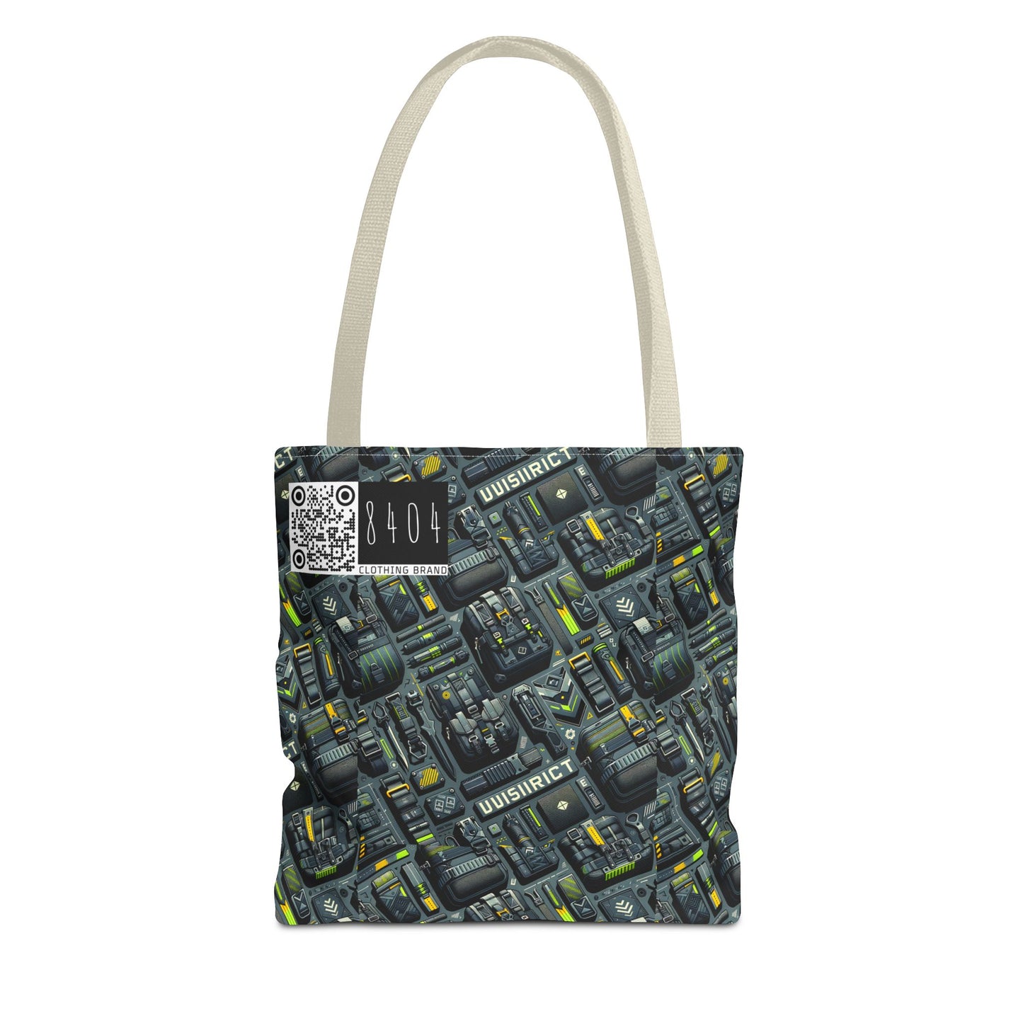Tech Utility Streetwear Futuristic Tech-Forward Tote Bag - 8404 Design-47