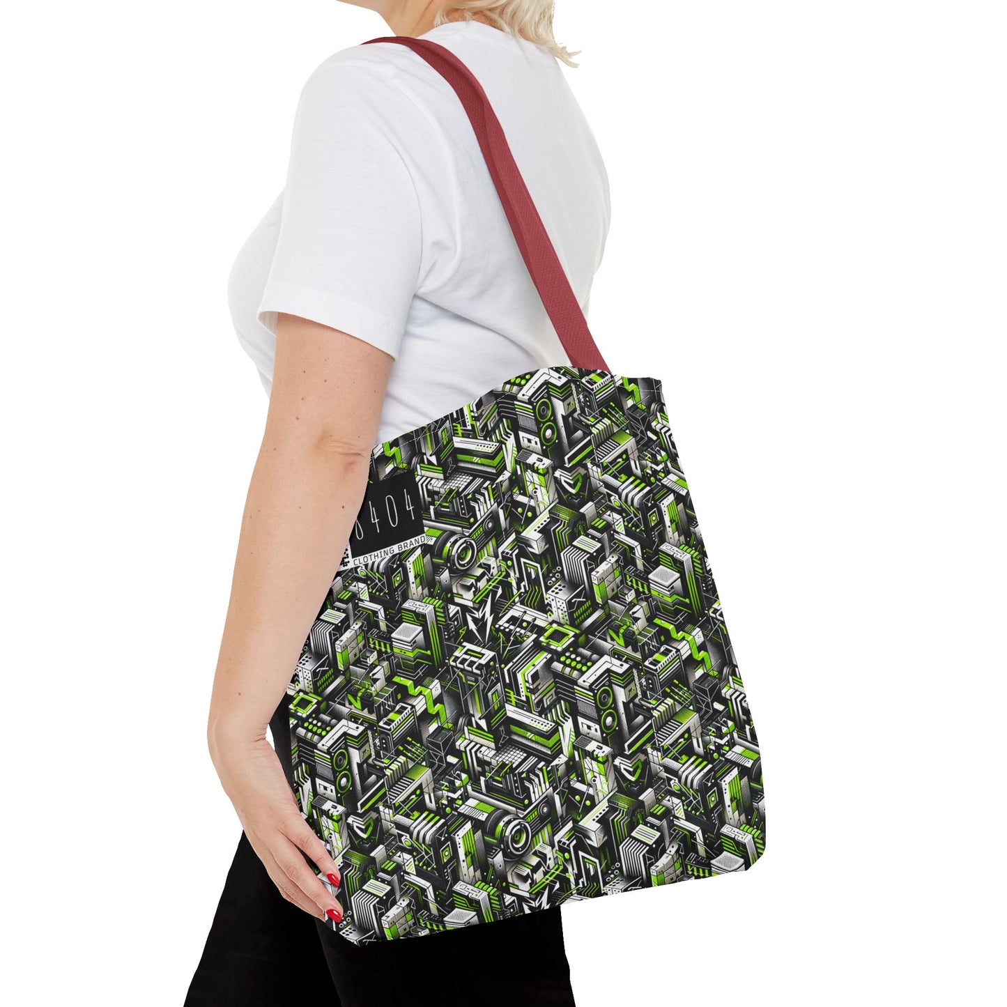 Graffiti Tech Fusion Bold Streetwear Fusion Tote Bag - 8404 Design-53