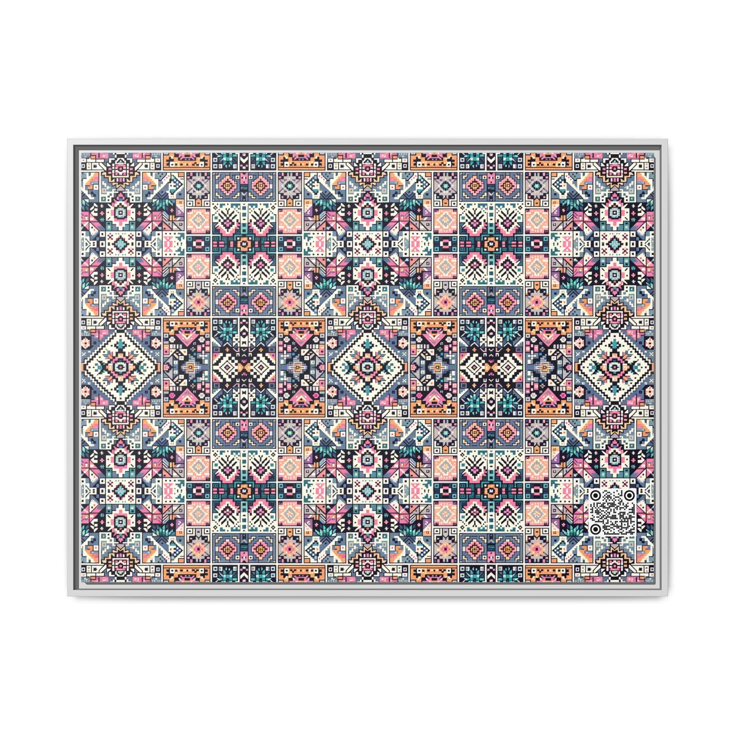 Matte Canvas, Framed (multi-Color) - 8404 Design-01