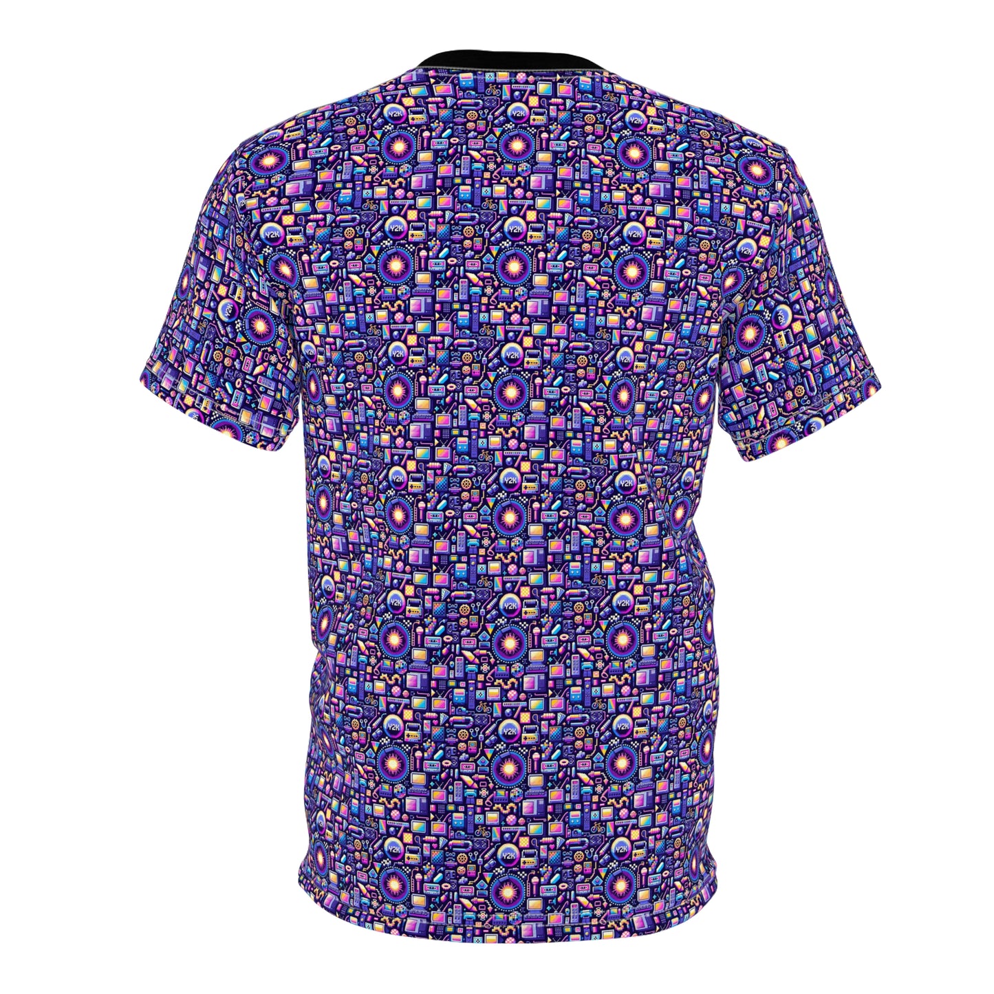 Digital Nostalgia Modern Retro Fusion Unisex Cut & Sew Tee - 8404 Design-64