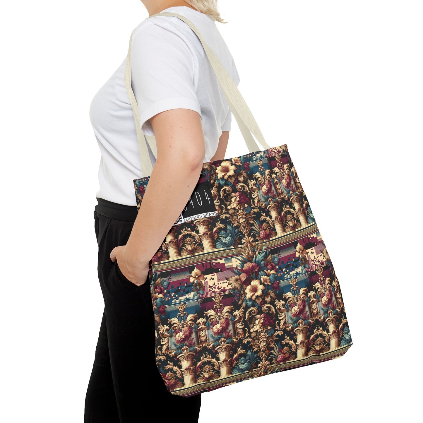 Digital Renaissance Modern Baroque Fusion Tote Bag - 8404 Design-58