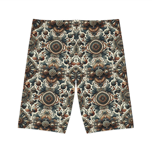 Neo-Dandyism Modern Dandy Streetwear Women's Bike Shorts - 8404 Design-51