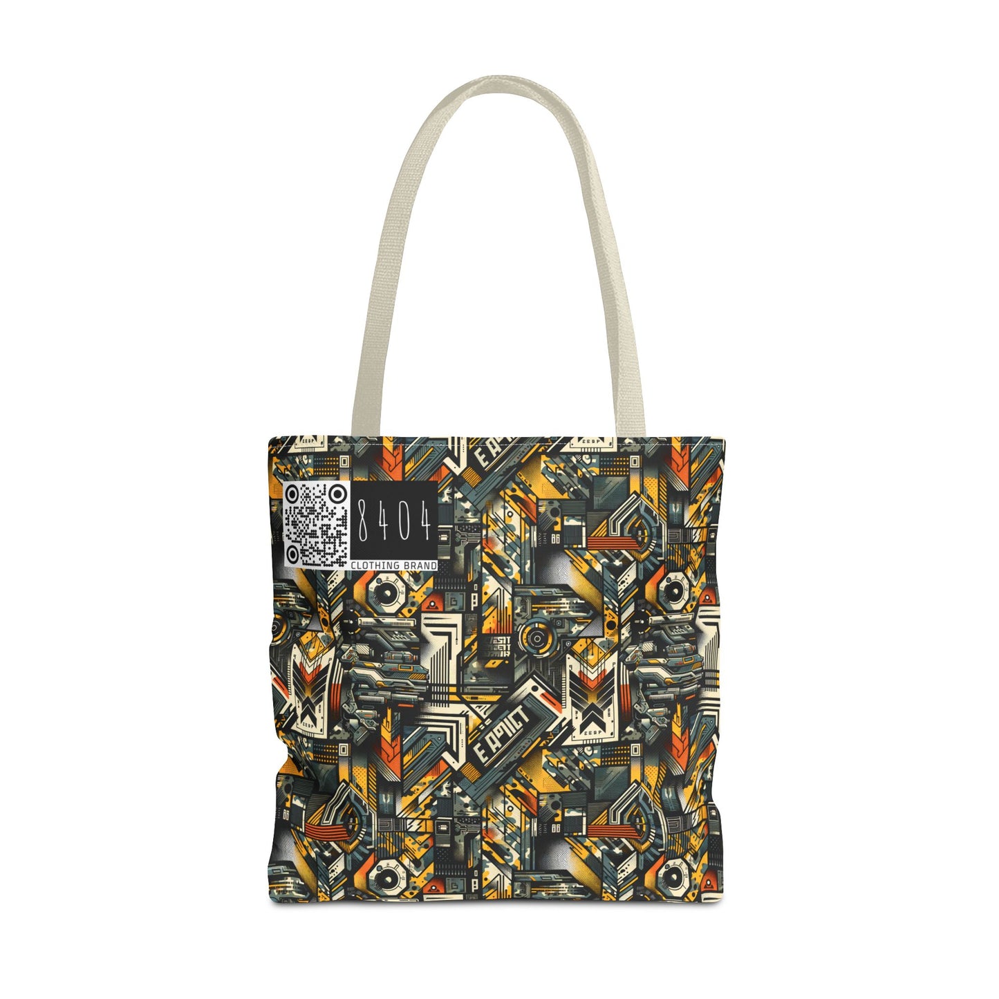 Digital Punk Futuristic Grunge Tote Bag - 8404 Design-49