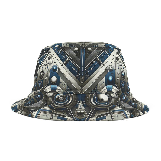 Tech Utility Fusion Tech-Forward Utility With a Futuristic Edge Bucket Hat - 8404 Design-63
