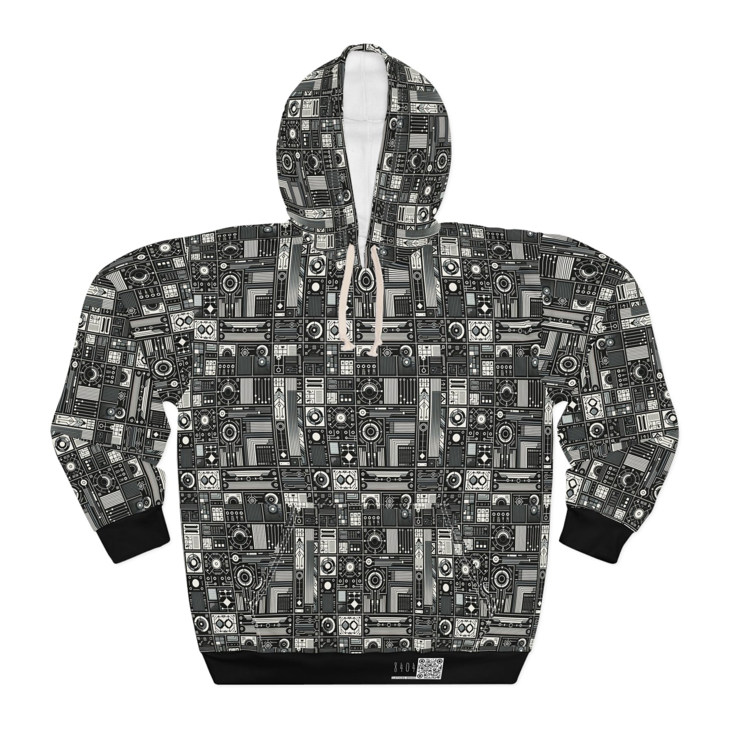 Digital Minimalism Minimalist Tech Pullover Hoodie - 8404 Design-62