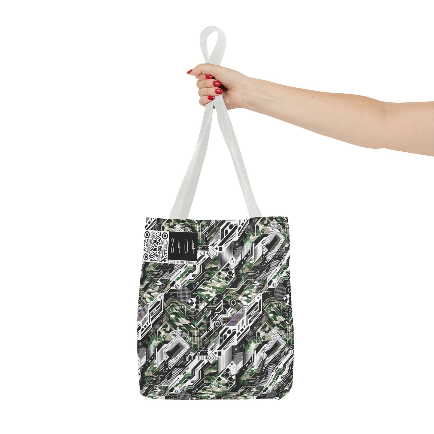 Tech Camo Fusion Tech-Forward Streetwear With a Futuristic Edge Tote Bag - 8404 Design-46